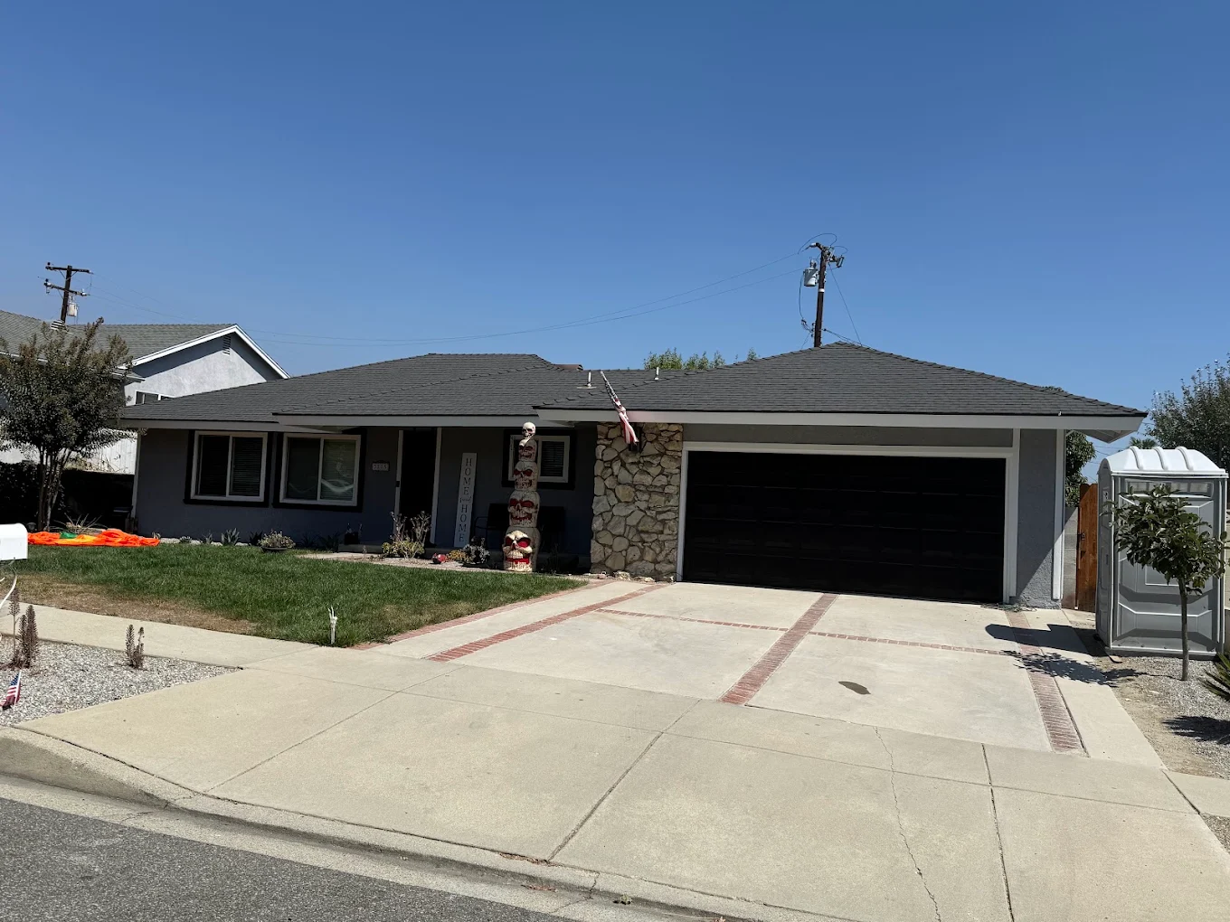 Finished exterior, ready to hand over